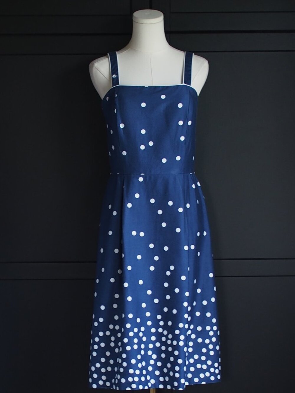R&K Originals | Vintage Cotton 80s/90s Rockabilly Polka Dot Sun Dress